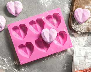 Baking mould muffins 3D HEARTS