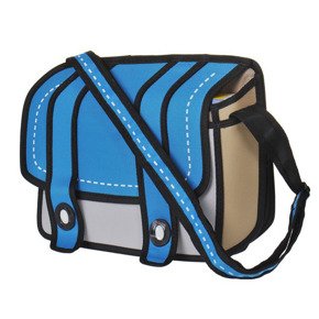 Cartoon bag 3D - blue